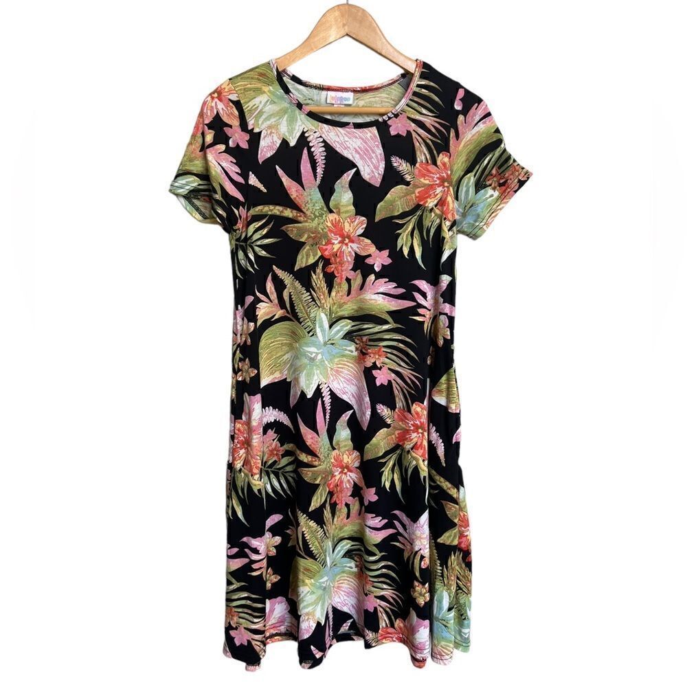 LuLaRoe Jessie Tropical Dress Size XS NWOT